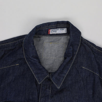 Levi's Engineered Jeans Vintage Denim Jacket Indigo Blue XL 100% Cotton