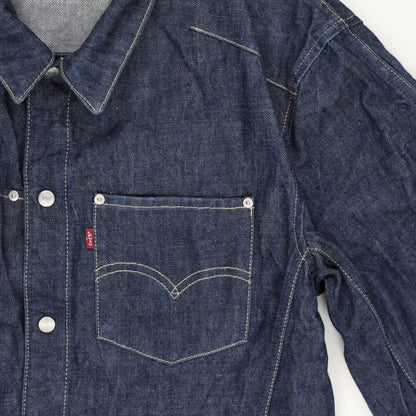 Levi's Engineered Jeans Vintage Denim Jacket Indigo Blue XL 100% Cotton