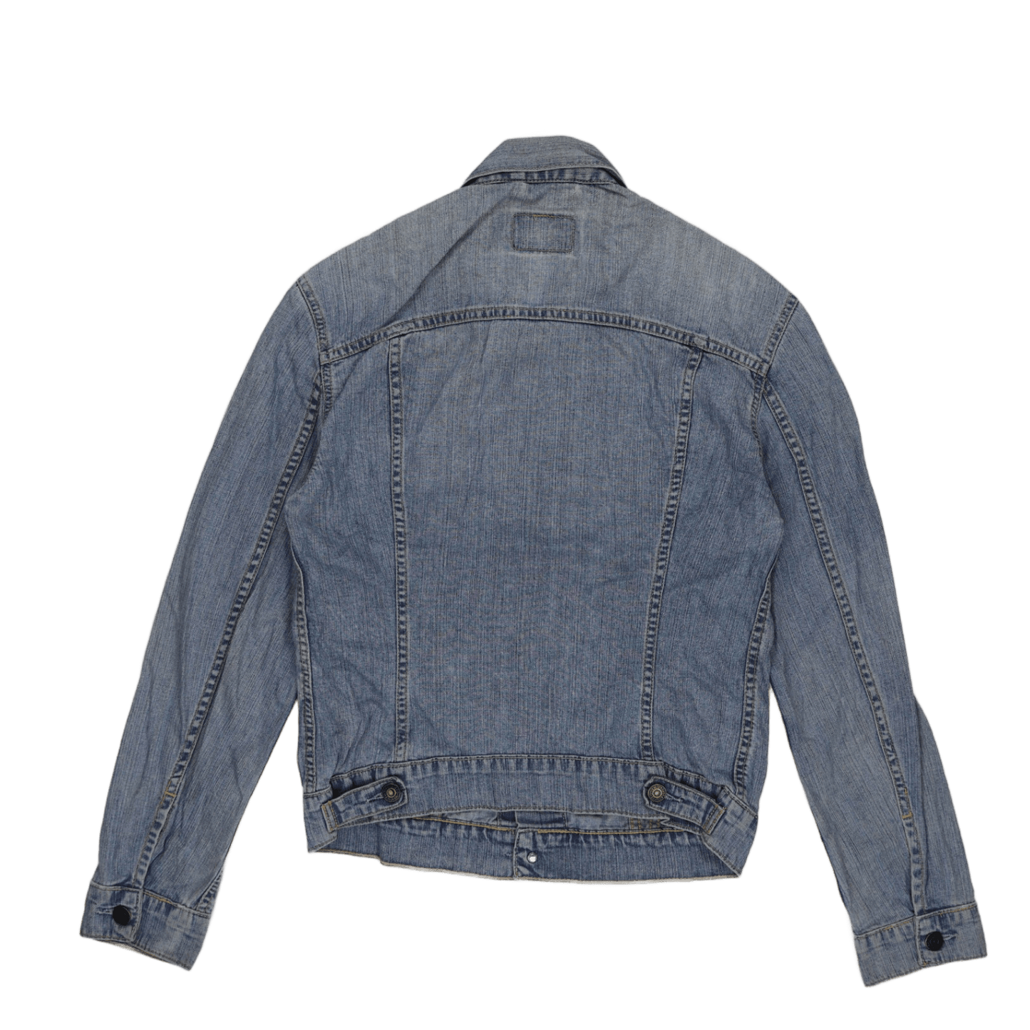 Levi's Vintage Girls Denim Trucker Jacket Blue Medium Cotton