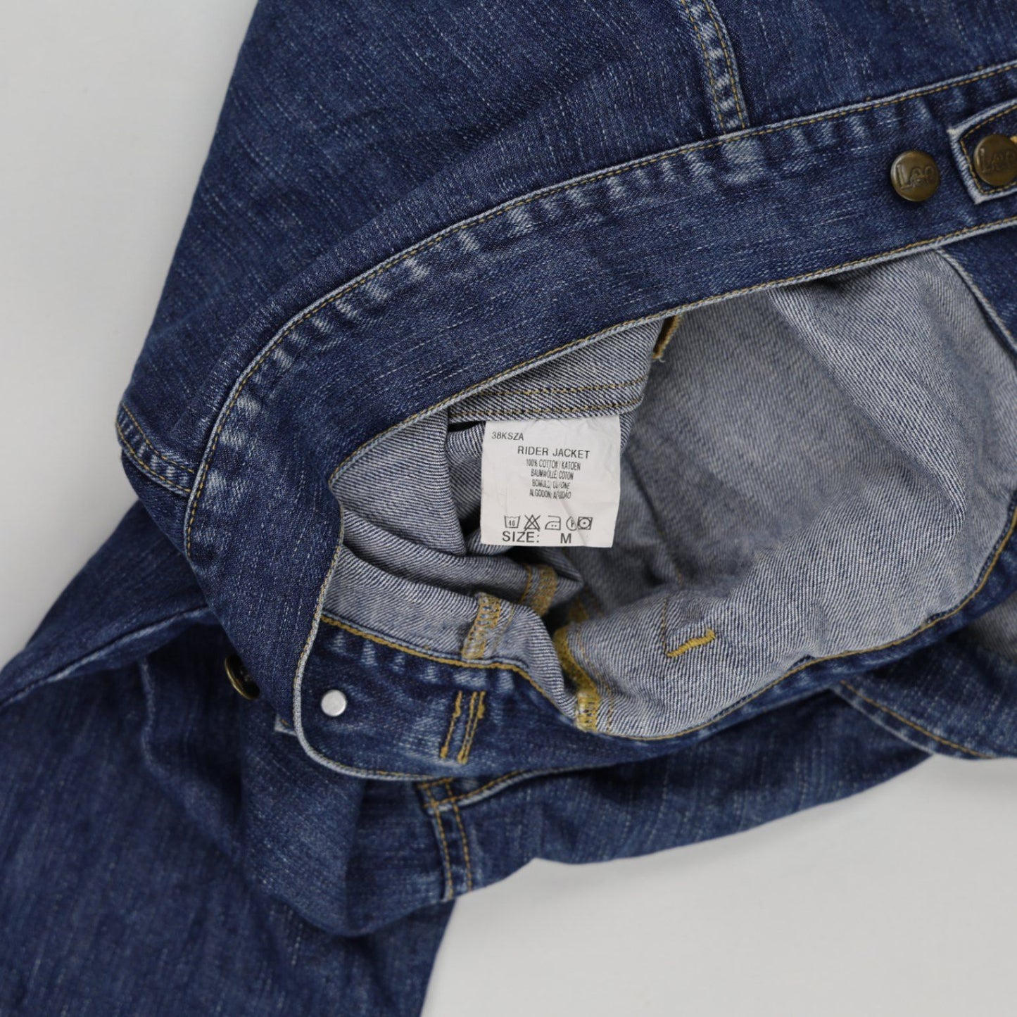 Lee Rider Vintage Denim Jacket Blue Medium Cotton