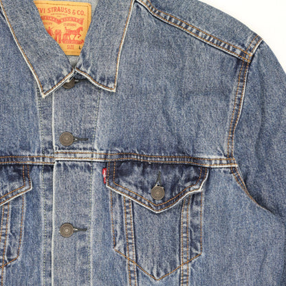 Levi's 72334 Vintage Denim Jacket Blue Large Cotton Denim Collared