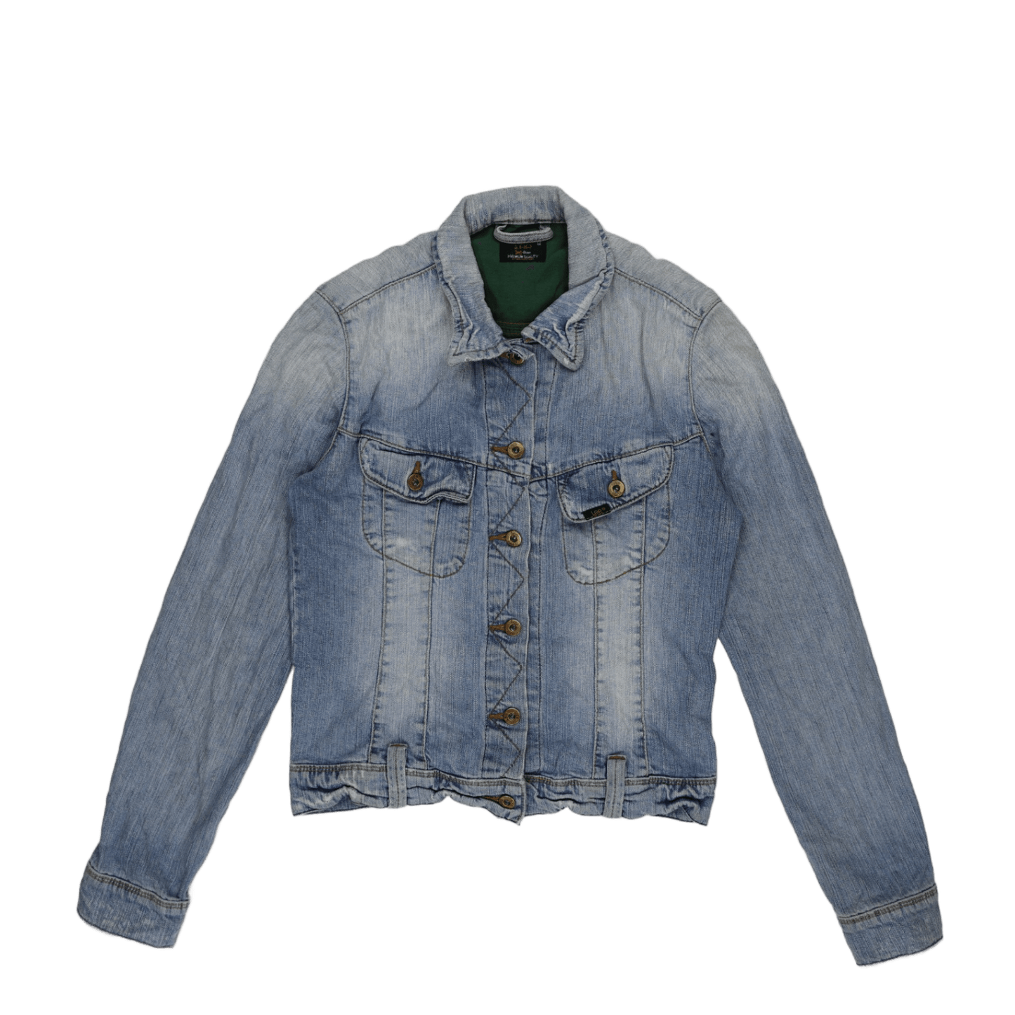 Lee Vintage Light Blue Denim Jacket Unisex Medium Cotton
