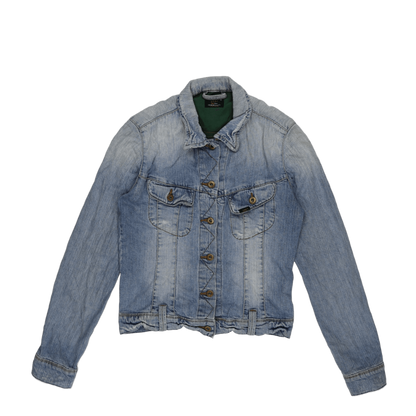Lee Vintage Light Blue Denim Jacket Unisex Medium Cotton