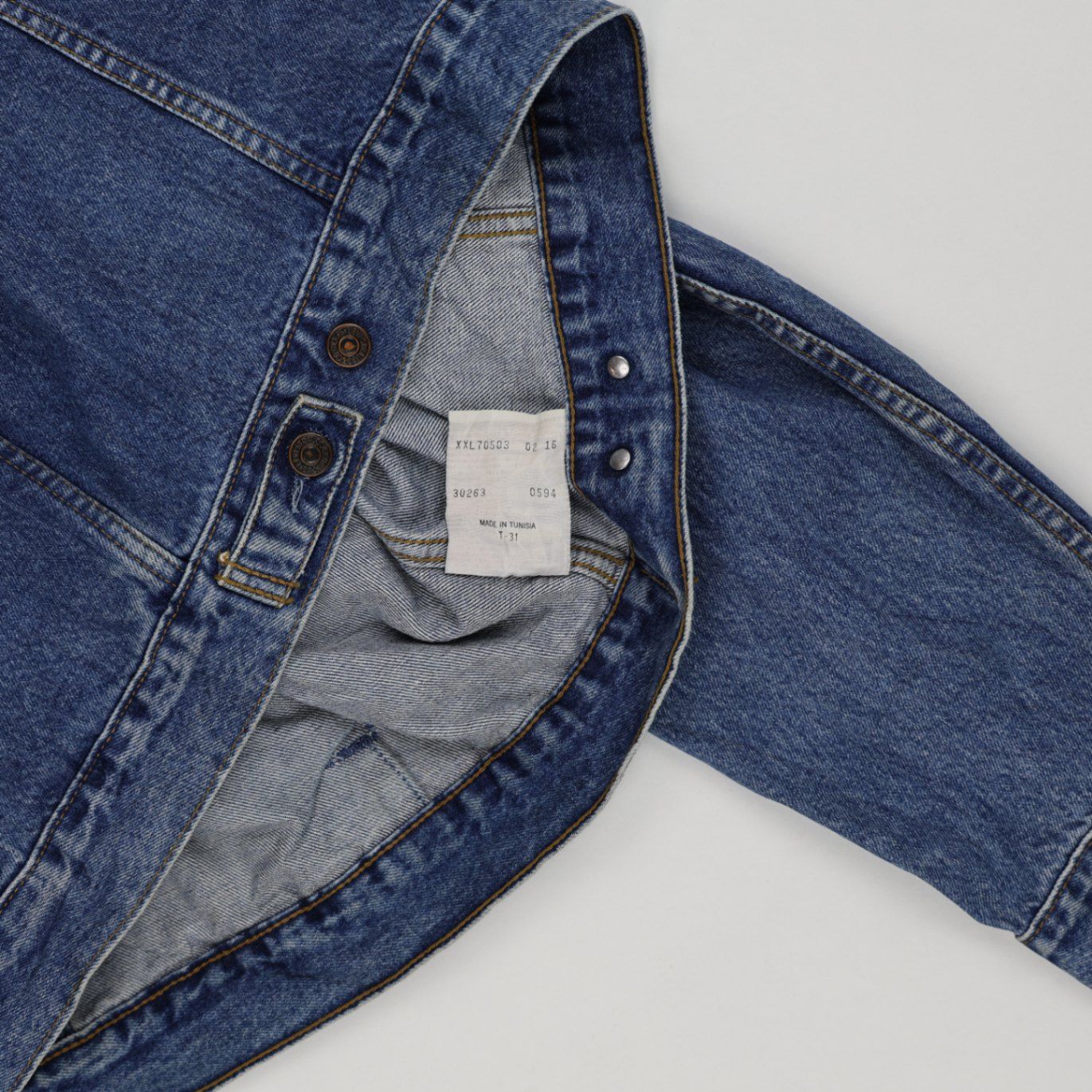 Levi's Vintage Blue Denim Trucker Jacket XXL Cotton