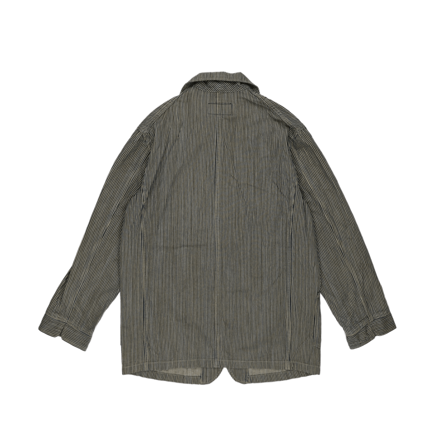 Levi's Vintage 70741 Striped Chore Jacket Blue Beige Medium Cotton