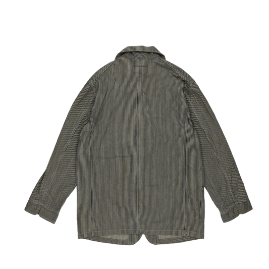 Levi's Vintage 70741 Striped Chore Jacket Blue Beige Medium Cotton