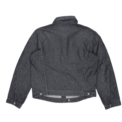 Levi's Engineered Jeans Black Denim Jacket Medium Cotton Denim Vintage