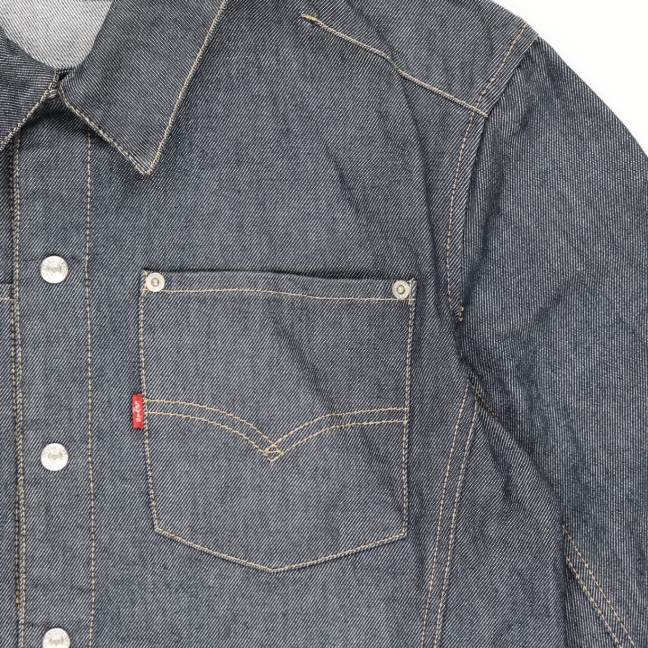 Levi's Engineered Jeans Black Denim Jacket Medium Cotton Denim Vintage