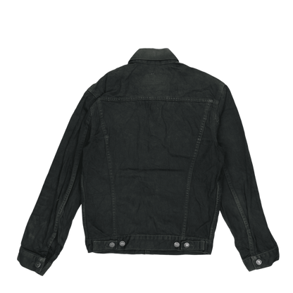 Levi's Black Denim Trucker Jacket Men's Small 100% Cotton