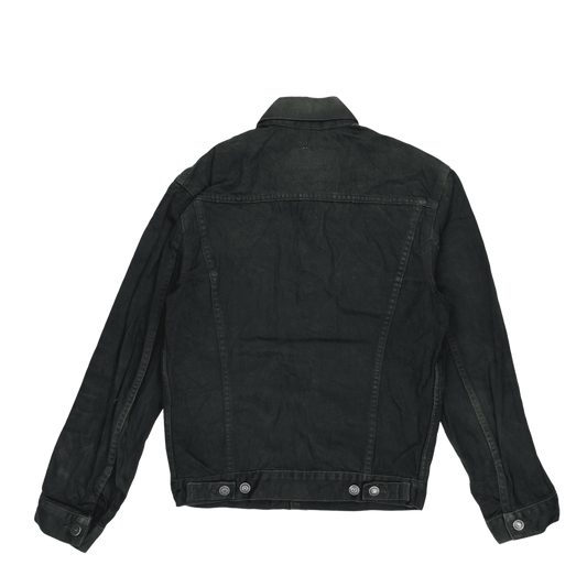 Levi's Black Denim Trucker Jacket Men's Small 100% Cotton