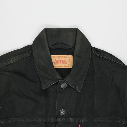 Levi's Black Denim Trucker Jacket Men's Small 100% Cotton
