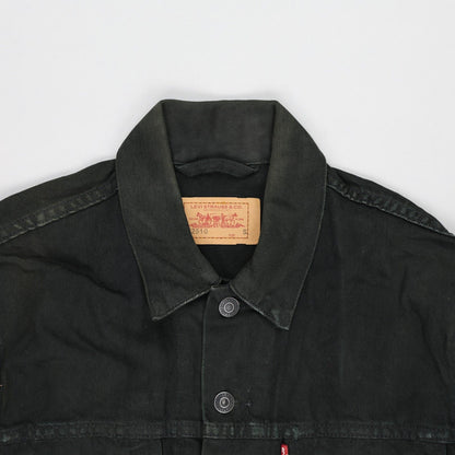 Levi's Black Denim Trucker Jacket Men's Small 100% Cotton