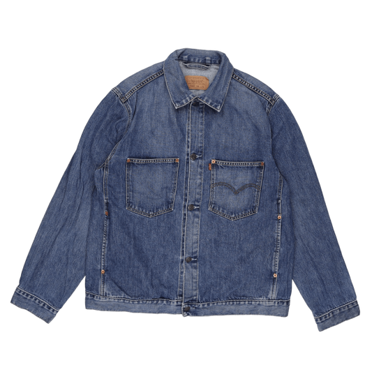 Levi's Vintage 70511 Denim Trucker Jacket Blue Large Cotton