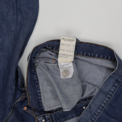 Levi's Vintage 70511 Denim Trucker Jacket Blue Large Cotton
