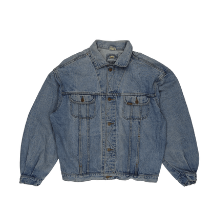 Lee Vintage Light Blue Denim Jacket Men's Large Cotton