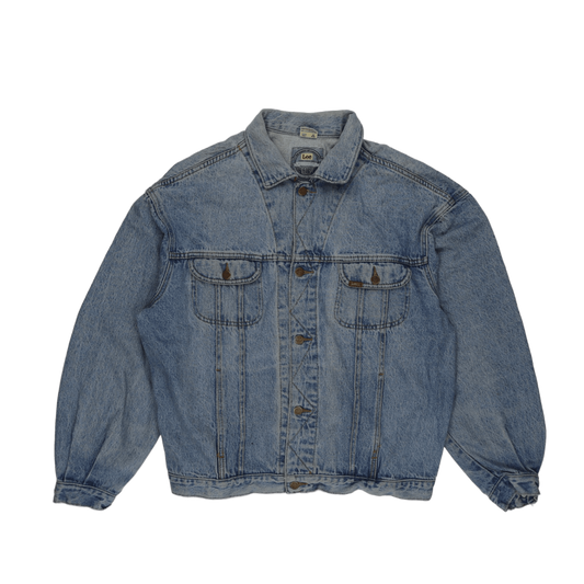 Lee Vintage Light Blue Denim Jacket Men's Large Cotton