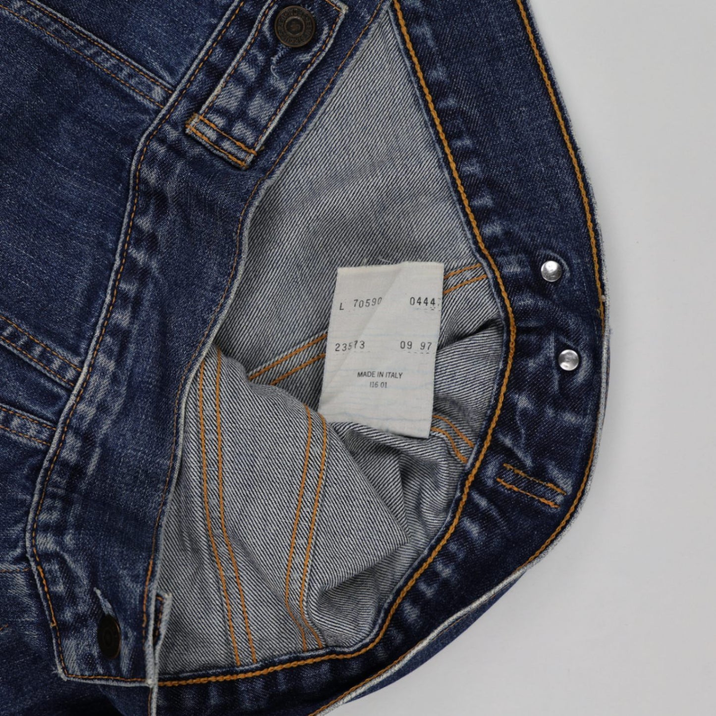 Levi's Vintage 1997 Denim Jacket Women's Large Classic Blue Cotton