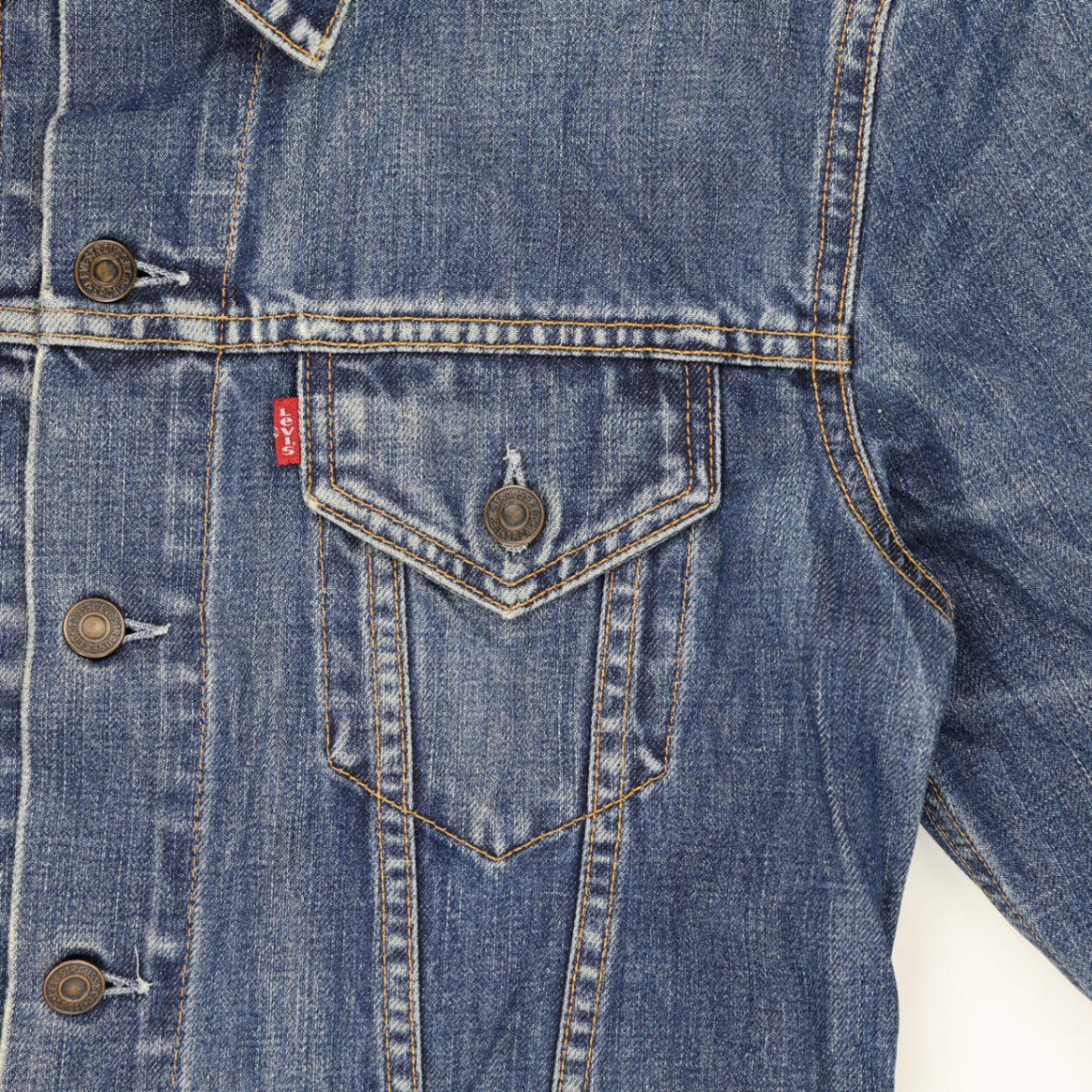 Levi's Vintage 1997 Denim Jacket Women's Large Classic Blue Cotton