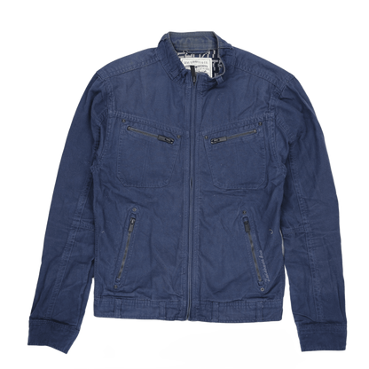 Levi's Men's Navy Utility Jacket Size M Cotton Stand Collar