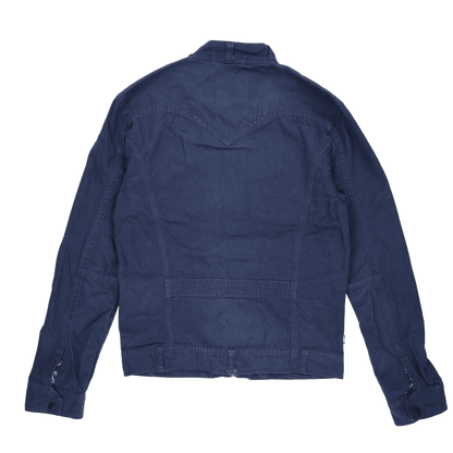 Levi's Men's Navy Utility Jacket Size M Cotton Stand Collar