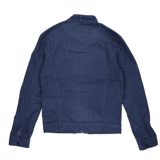 Levi's Men's Navy Utility Jacket Size M Cotton Stand Collar