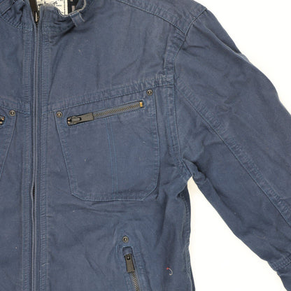 Levi's Men's Navy Utility Jacket Size M Cotton Stand Collar