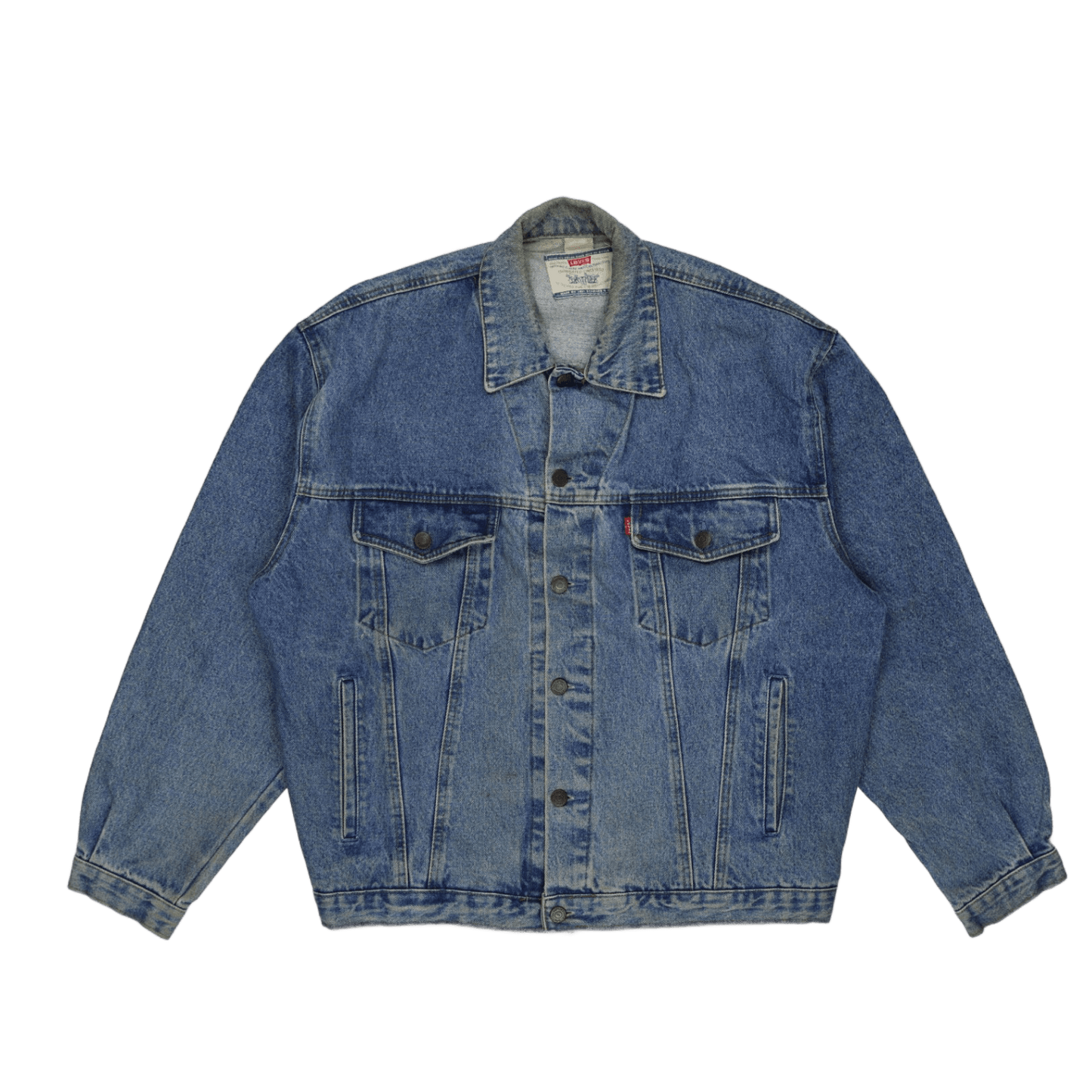 Levi's Vintage Stonewash Blue Denim Jacket Men's Large Cotton