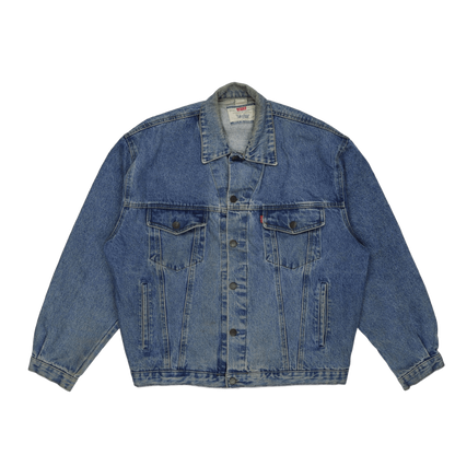 Levi's Vintage Stonewash Blue Denim Jacket Men's Large Cotton