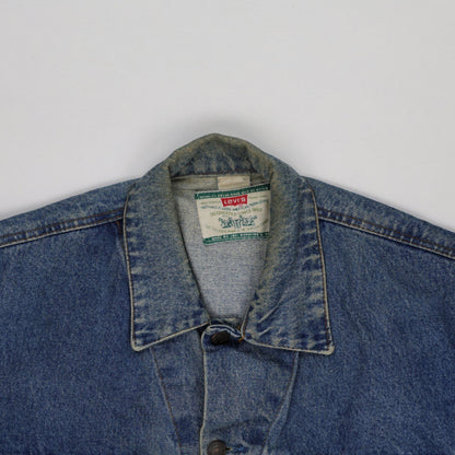 Levi's Vintage Stonewash Blue Denim Jacket Men's Large Cotton