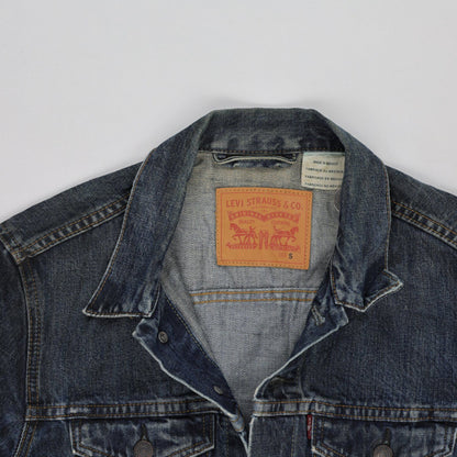 Levi's Vintage Denim Trucker Jacket Blue Small Unisex