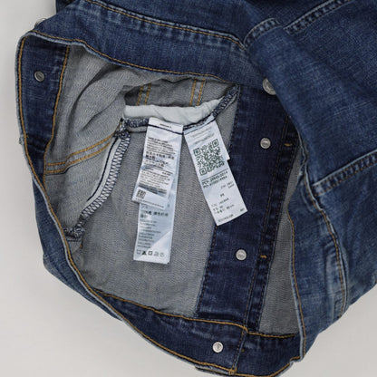 Levi's LKQ Logo Denim Jacket Blue Medium 100% Cotton Men's Vintage