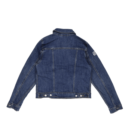 Wrangler Vintage Blue Denim Jacket Unisex Cotton Denim Collared