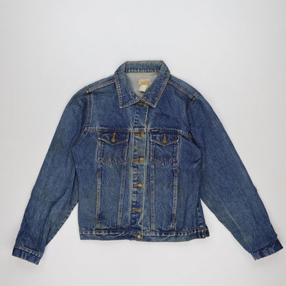 Wrangler Vintage Blue Denim Jacket Unisex Cotton Denim Collared