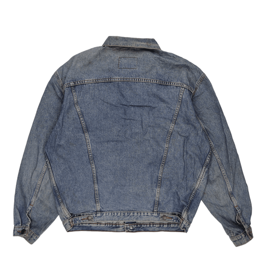 Levi's Vintage Blue Denim Trucker Jacket Size L Cotton for Men