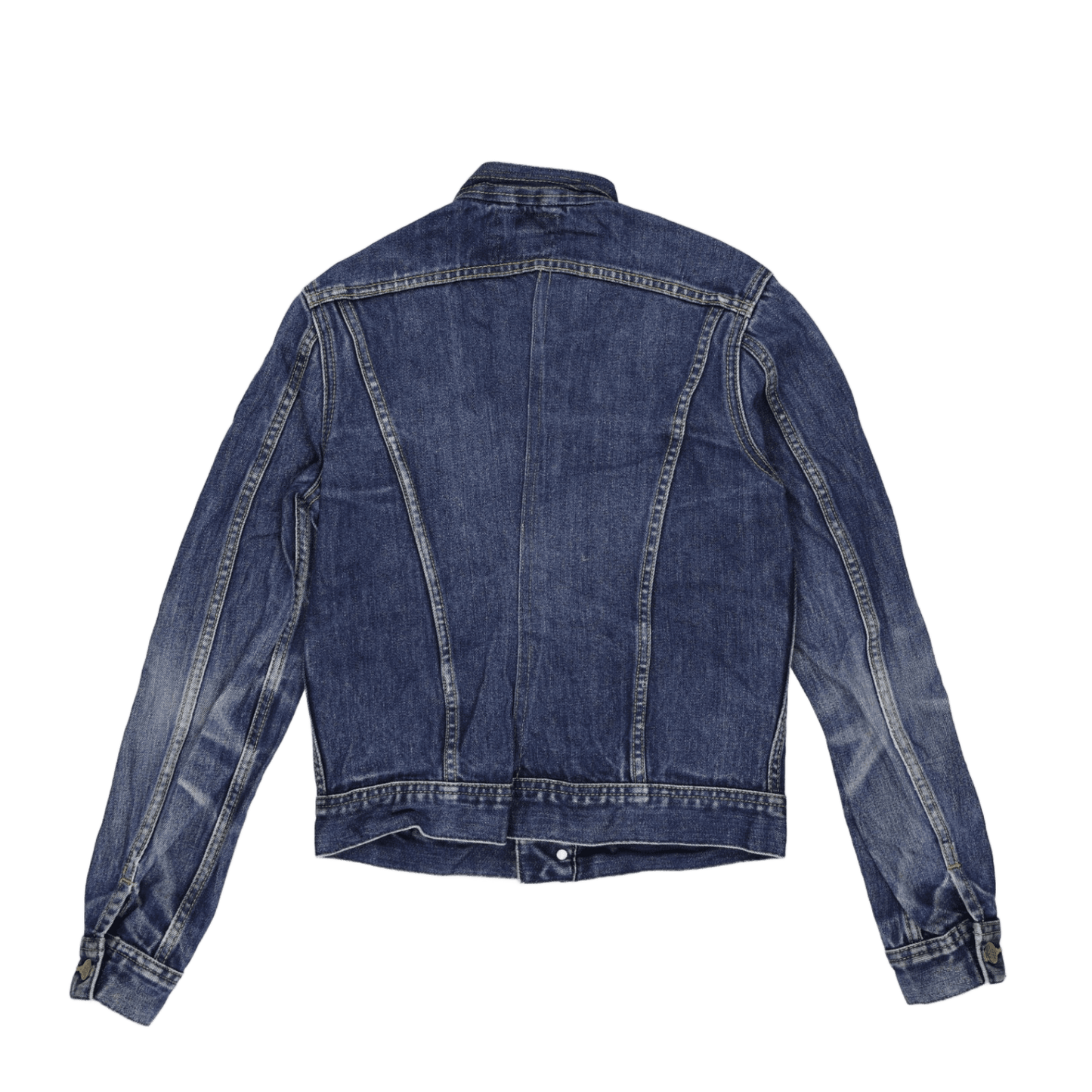 Lee Slim Fit Trucker Denim Jacket Blue Small 100 Percent Cotton Unisex Vintage