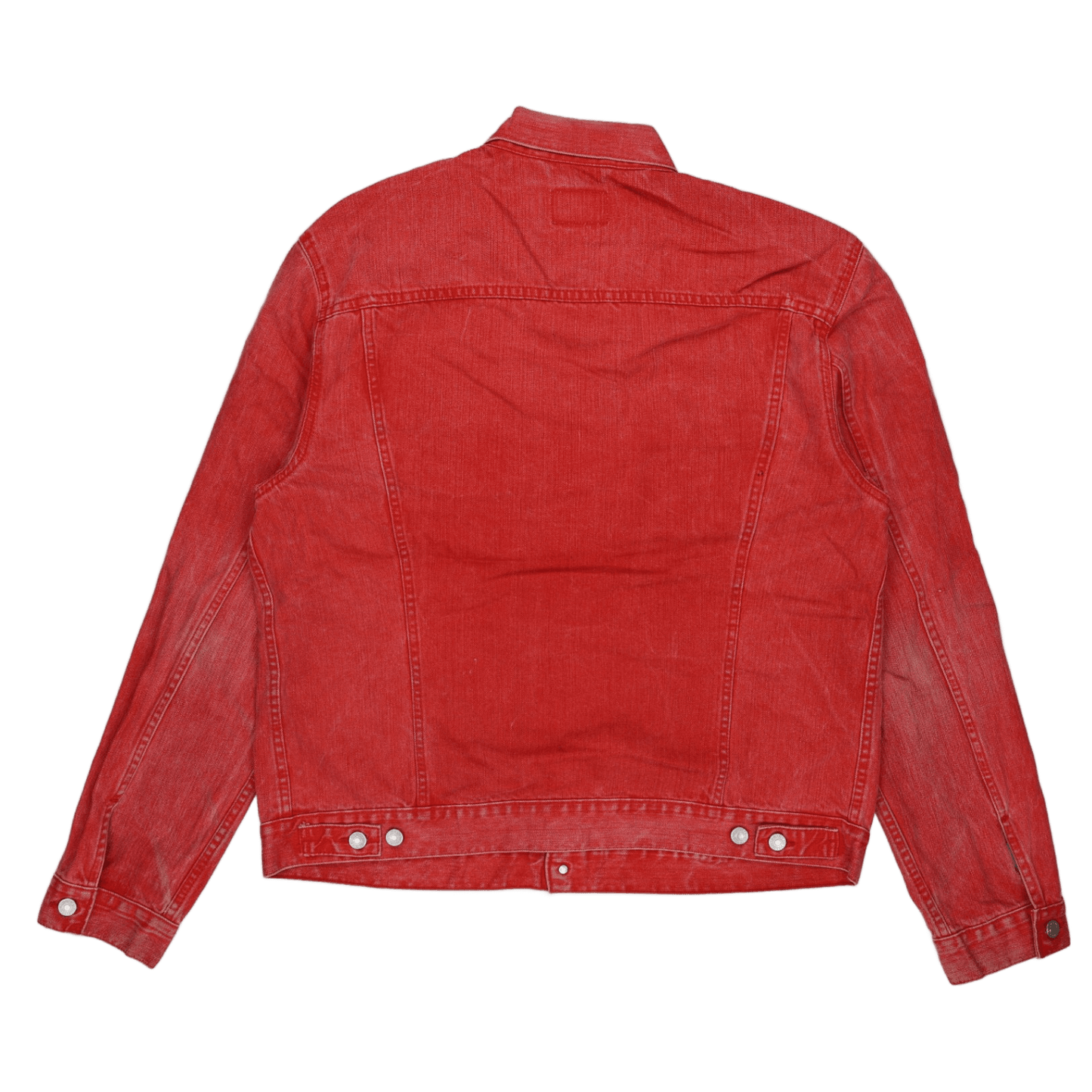 Levi's Red Denim Trucker Jacket XXL Vintage Cotton Mens