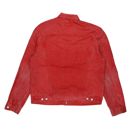 Levi's Red Denim Trucker Jacket XXL Vintage Cotton Mens