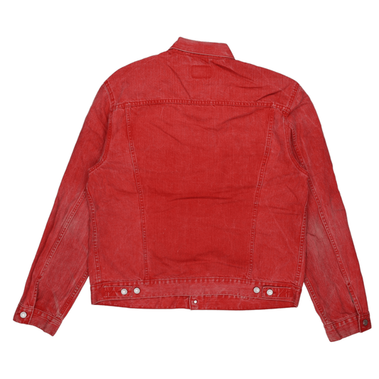Levi's Red Denim Trucker Jacket XXL Vintage Cotton Mens