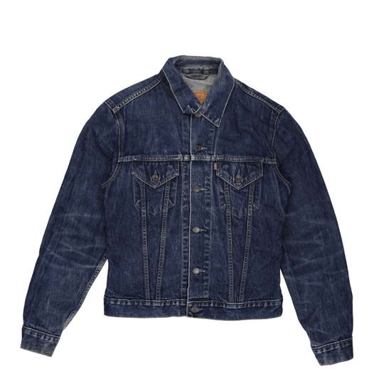 Levi's Vintage Denim Trucker Jacket for Girls Blue Size L 100% Cotton