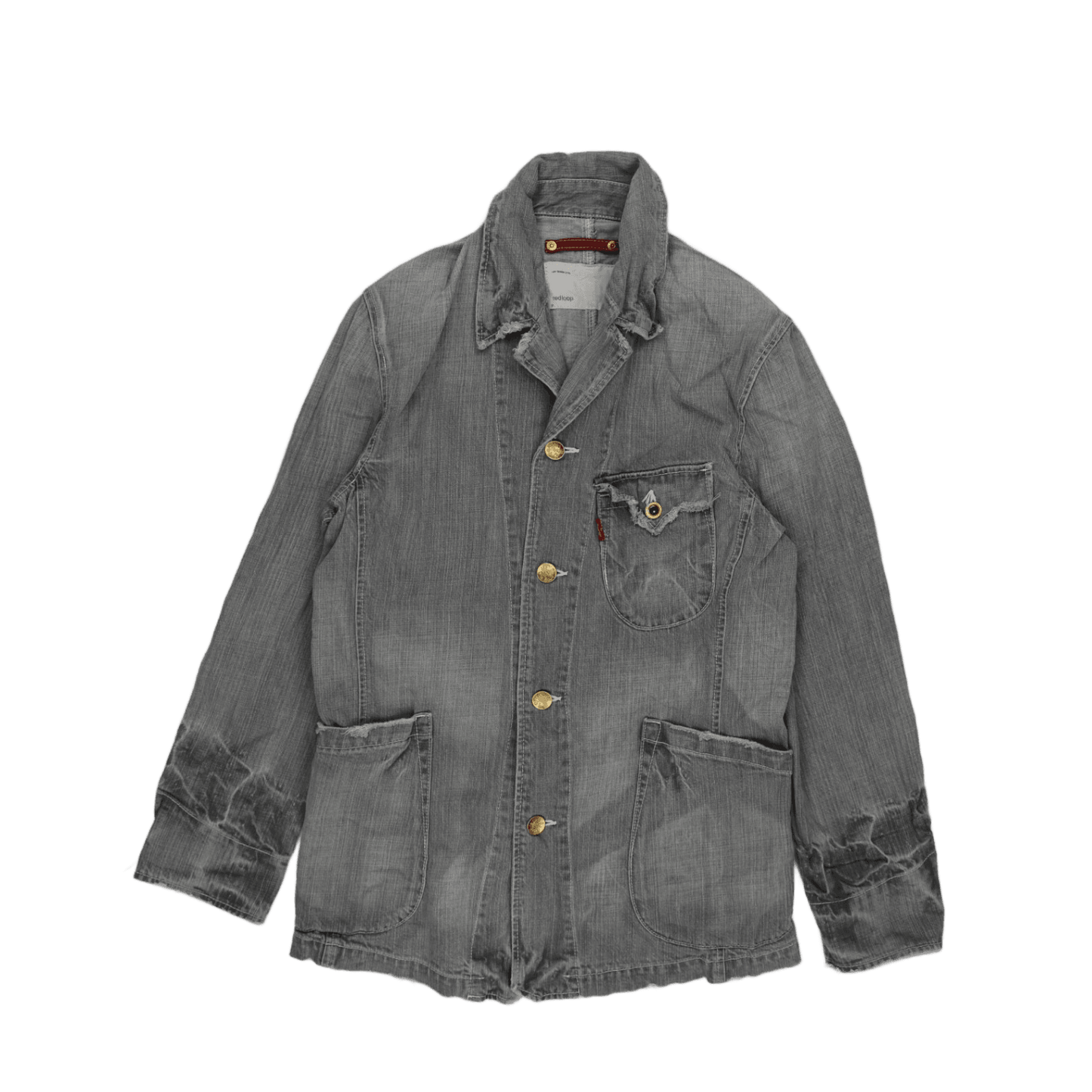 Levi's Redloop Grey Vintage Chore Jacket Men's Medium Cotton