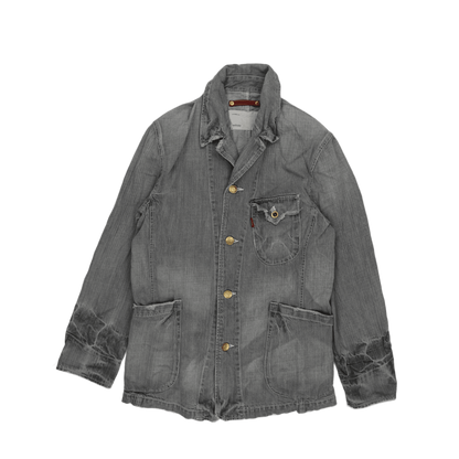 Levi's Redloop Grey Vintage Chore Jacket Men's Medium Cotton