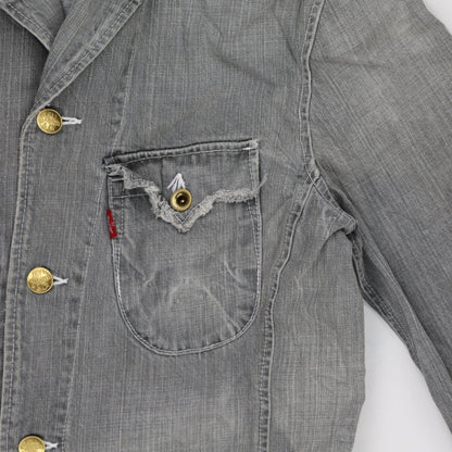 Levi's Redloop Grey Vintage Chore Jacket Men's Medium Cotton