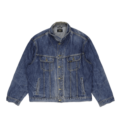 Lee Vintage Denim Jacket Blue XXL 100 Percent Cotton Unisex