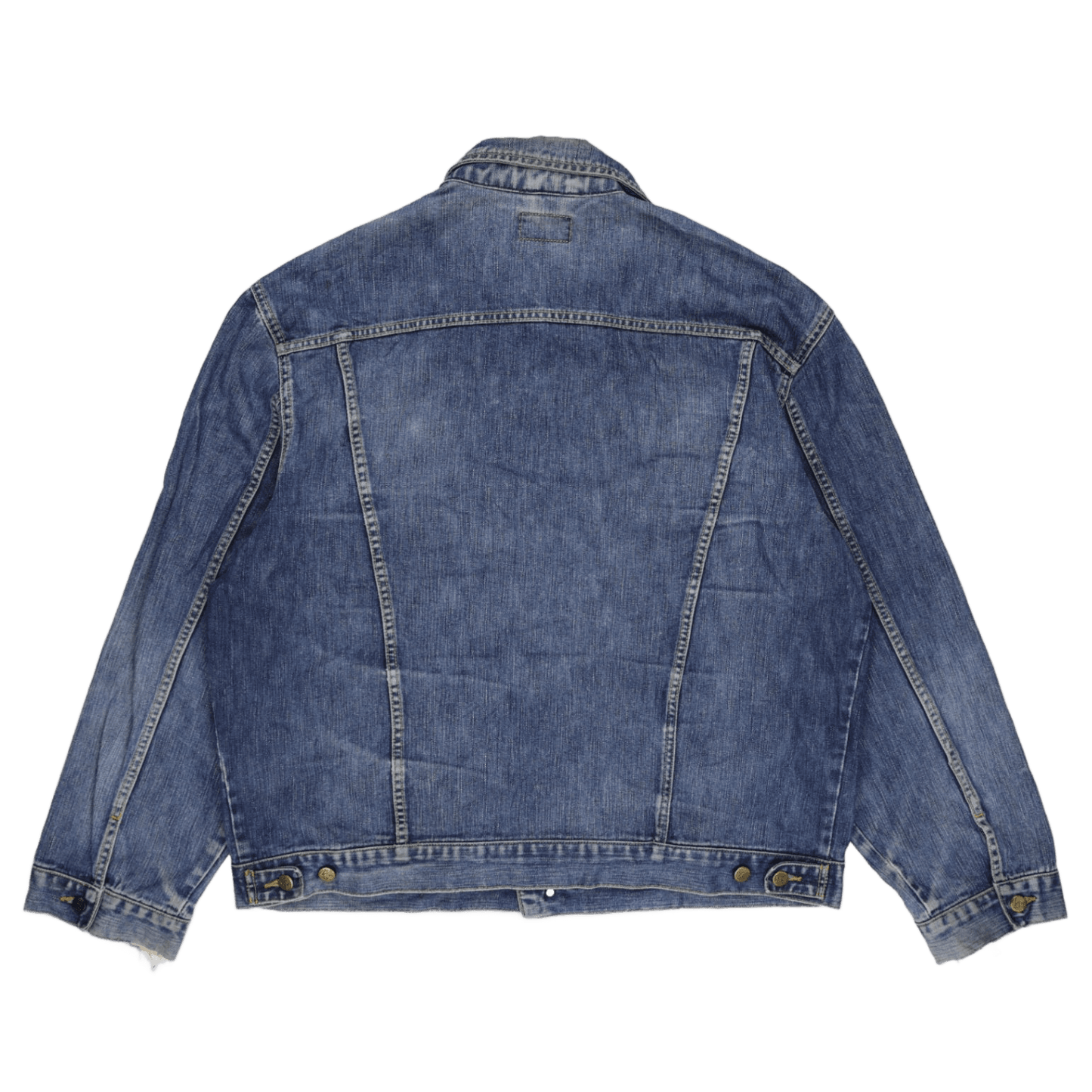 Lee Vintage Denim Jacket Blue XXL 100 Percent Cotton Unisex