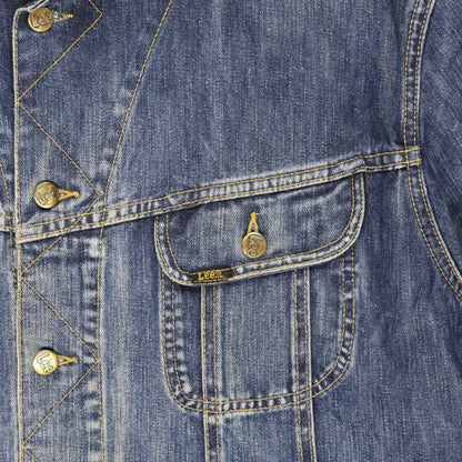 Lee Vintage Denim Jacket Blue XXL 100 Percent Cotton Unisex