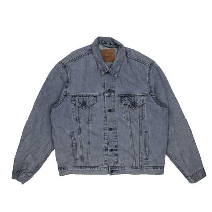 Levi's Vintage XXL 70503 Light Blue Denim Trucker Jacket Cotton