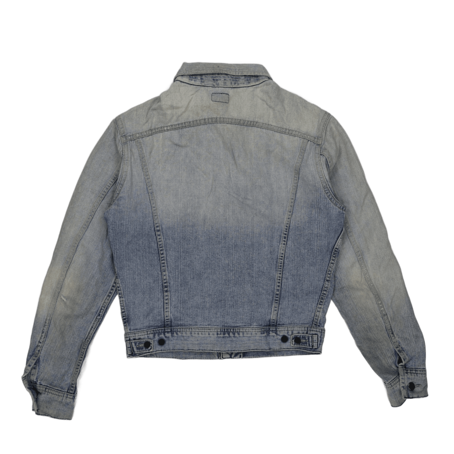 Lee Vintage Blue Denim Trucker Jacket Medium Cotton Size M