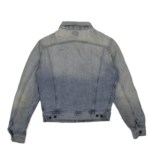 Lee Vintage Blue Denim Trucker Jacket Medium Cotton Size M