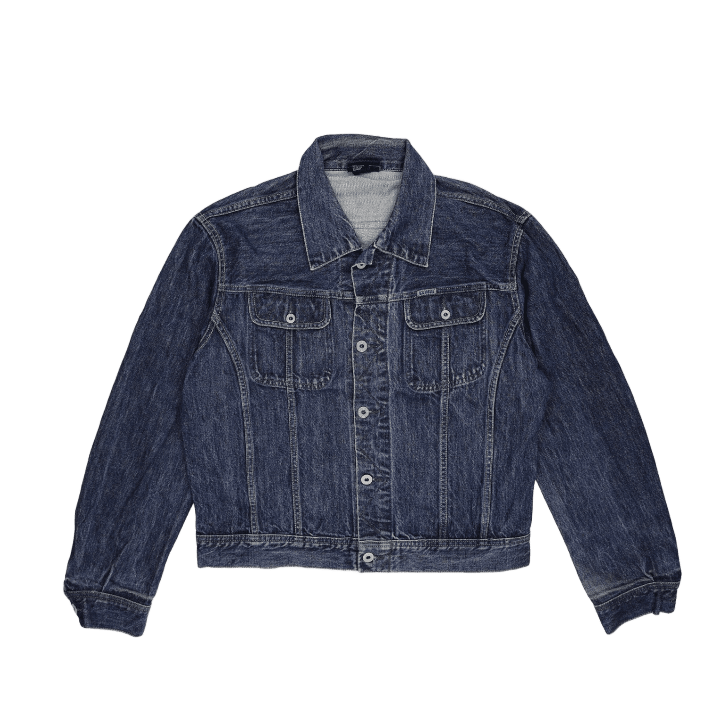 Diesel Vintage Blue Denim Jacket XL 100 Percent Cotton Collared