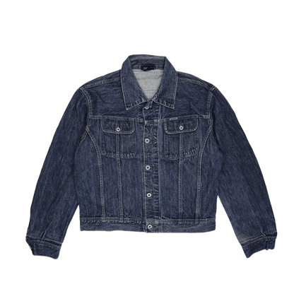 Diesel Vintage Blue Denim Jacket XL 100 Percent Cotton Collared